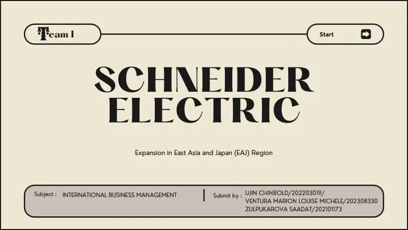 Schneider Electric, diapositive 1